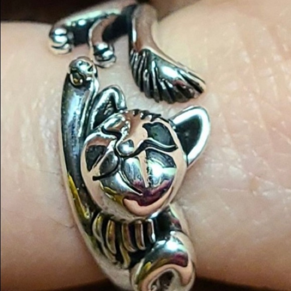 Sleeping kitty ring - Picture 4 of 10
